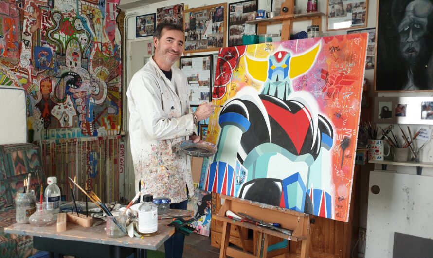 Dans l’univers coloré d’Emmanuel Pajot, artiste-peintre à Saint-Brieuc