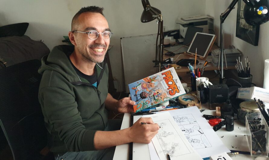 Simon Léturgie, dessinateur de la BD : “Les Profs”